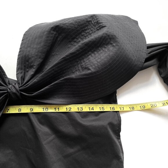 Johanna Ortiz Lutari Top Fall 2017 One Shoulder Black Size 2 NEW NWT - Picture 12 of 16